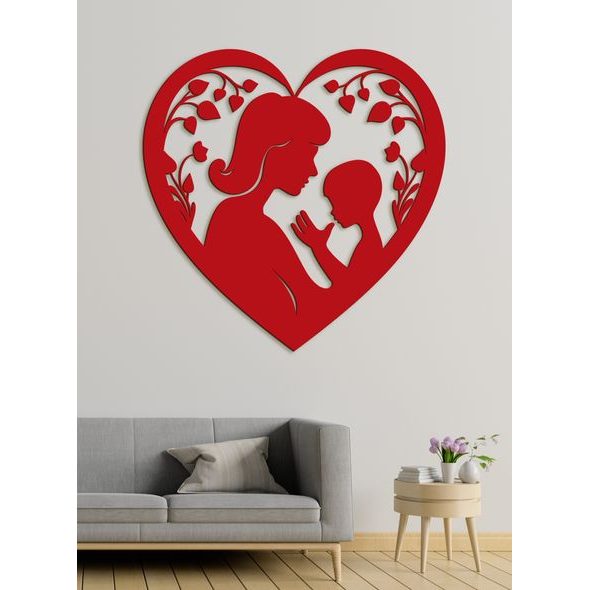 Dřevěný obraz Matka a dítě