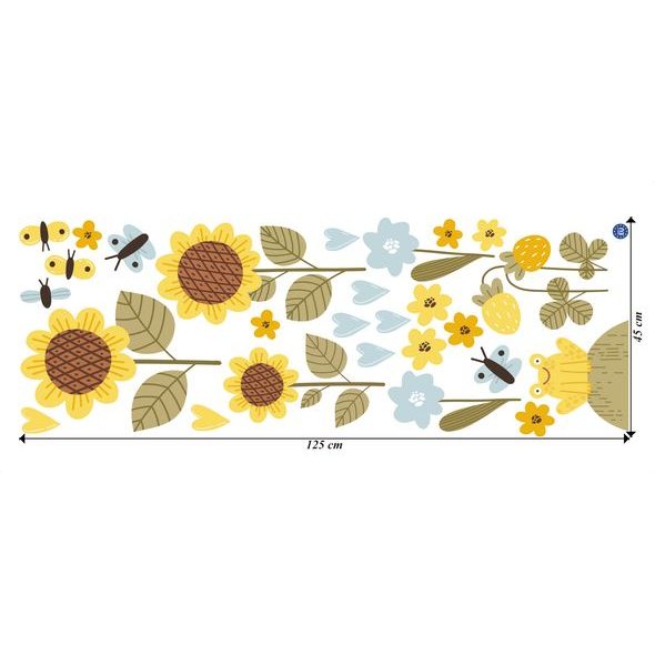 Louka plná slunečníc