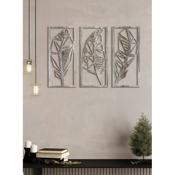 Třídílný obraz 3D listu