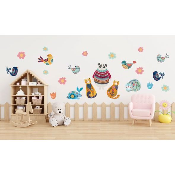 Zvieratká v štýle FOLK