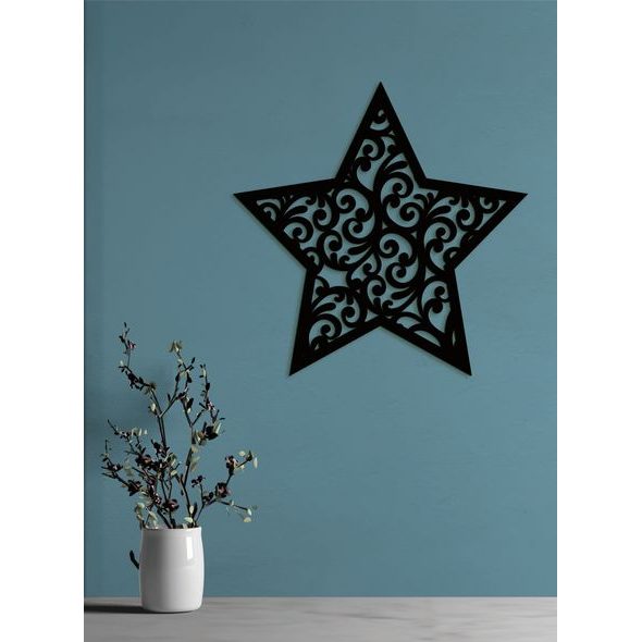 Dřevěná dekorace Hvězda Orientu