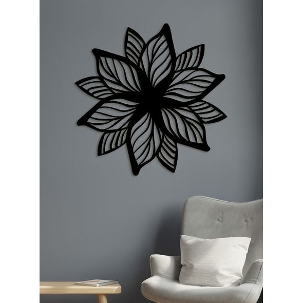 Luxusní dřevěná mandala Flower of Life