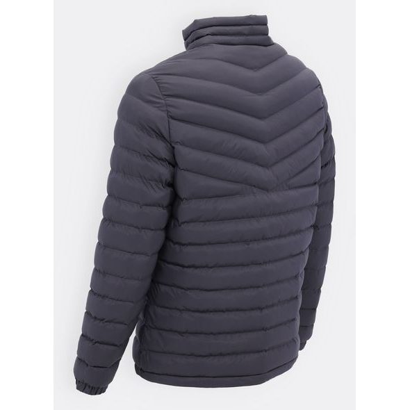 Pánská prošívaná bunda grafitova