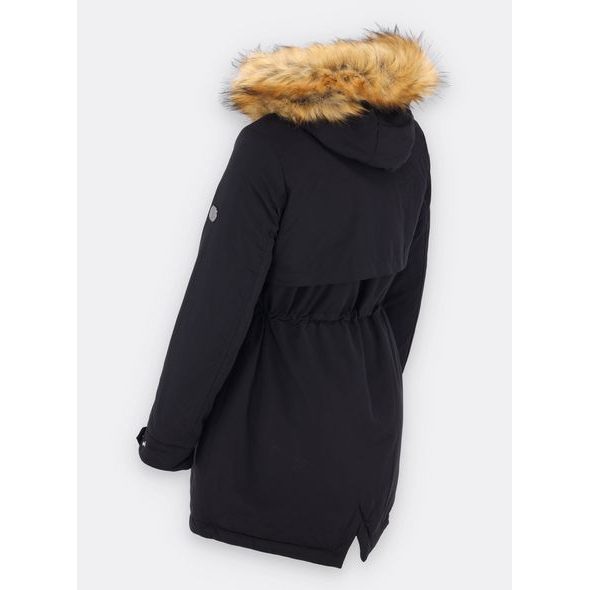 Zateplená dámská zimní bunda černá