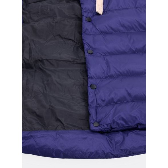 Pánská prošívaná vesta tmavě modrá