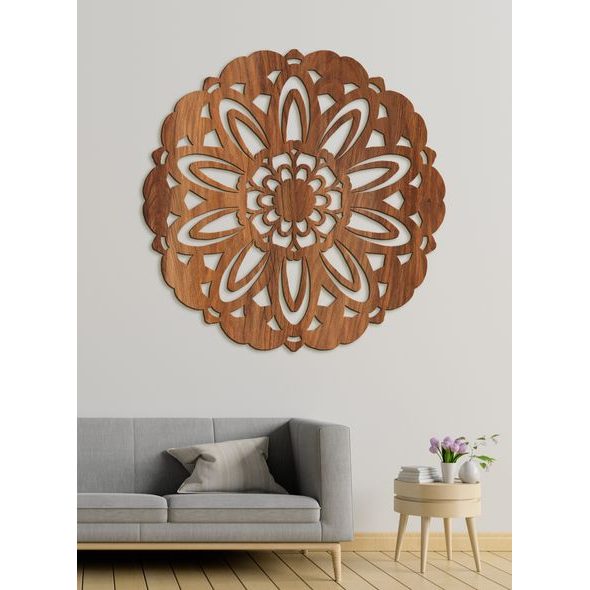 Dřevěná mandala LUJZA