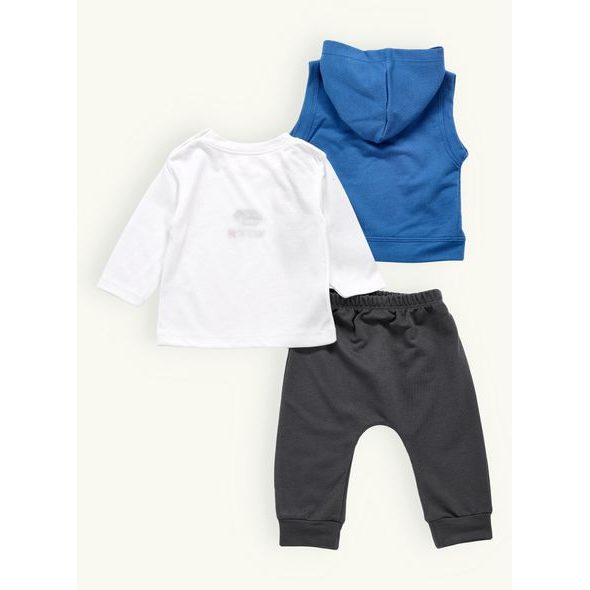 Kojenecká tepláková souprava PSÍK modrá