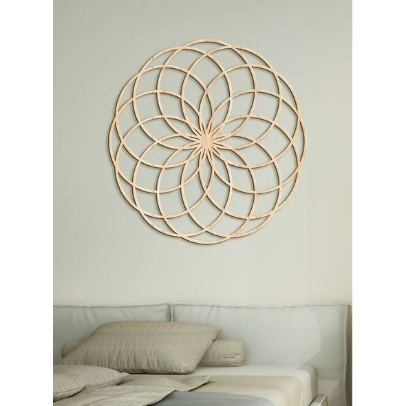 Dřevěná mandala SIMPLE