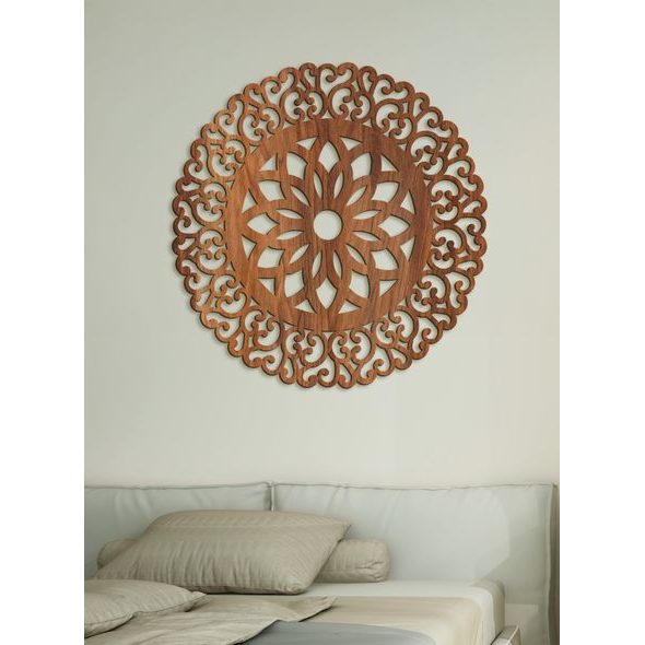 Dřevěná mandala Symfonie přírody