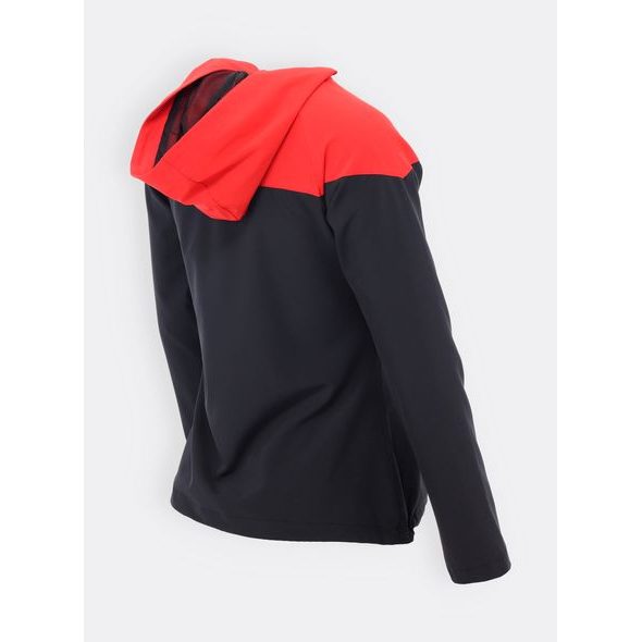 Dámská joggingová bunda černo-červená