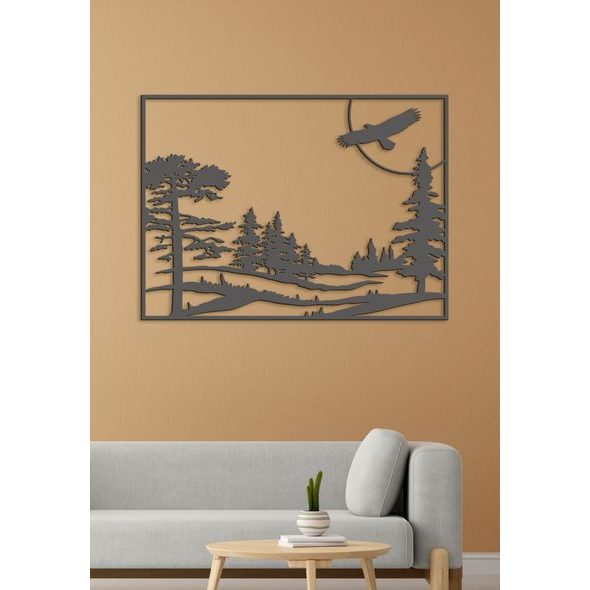 Dřevěný obraz ze dřeva Let orla