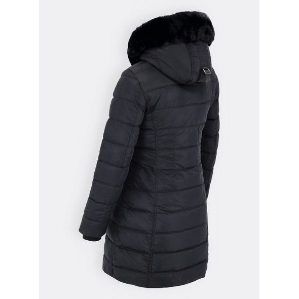 Dámská zimní prošívaná bunda černá