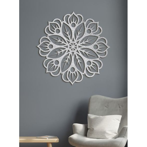 Dřevěná mandala na zeď BLOOM