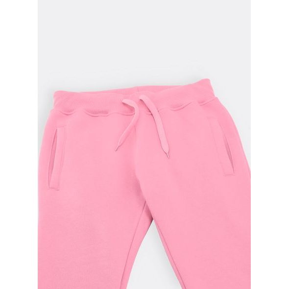 Dámské tepláky bez potisku růžové