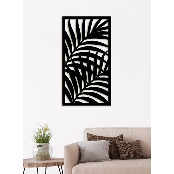 Dřevěný obraz Zátiší s listy