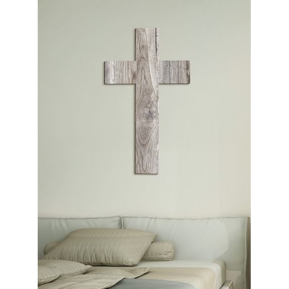 Dřevěná nástěnná dekorace Kříž