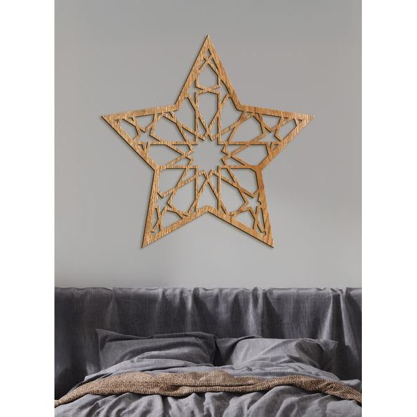 Dřevěný obraz Hvězda plná elegance