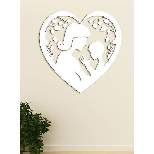 Dřevěný obraz Matka a dítě