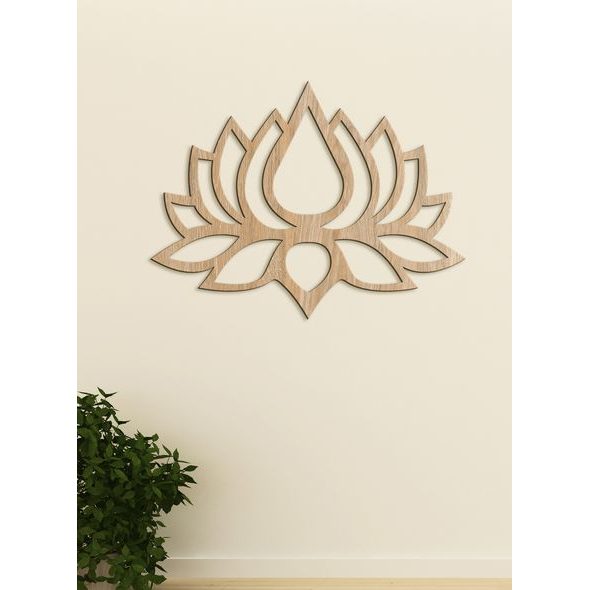 Dřevěná dekorace LOTOS