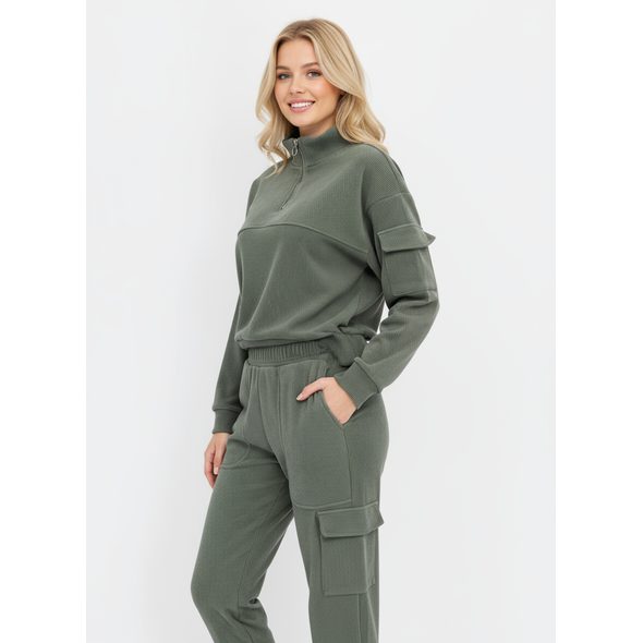 DÁMSKA TEPLÁKOVÁ SÚPRAVA PISTÁCIOVÁ