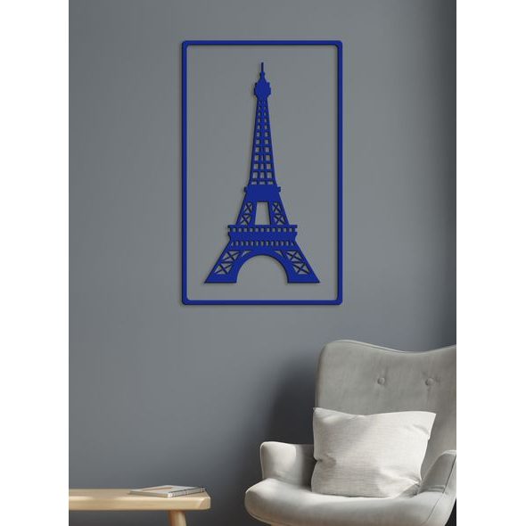 Dřevěný obrázek Eiffelovy věže