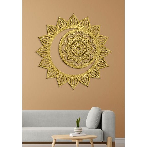 Drevene mandala MOON