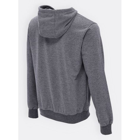 Pánská mikina s kapucí na zip grafitová