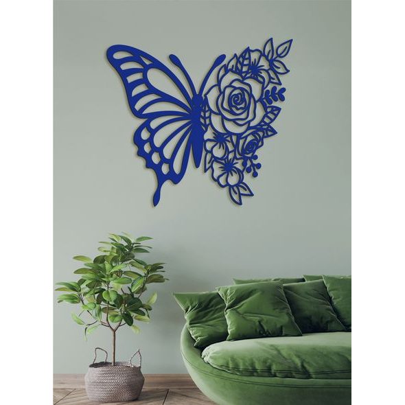 Dřevěný obraz na zeď Motýl