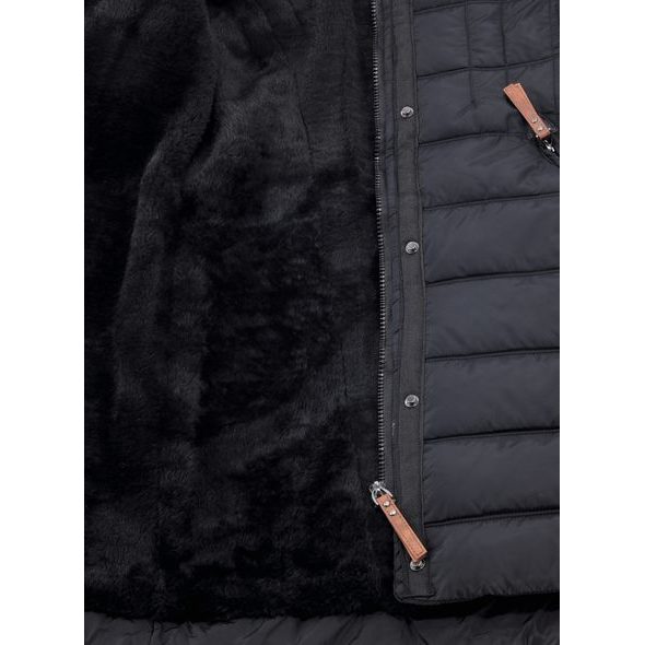 Dámská zimní prošívaná bunda černá