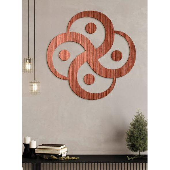 Dřevěné dekorace Čtyři prvky