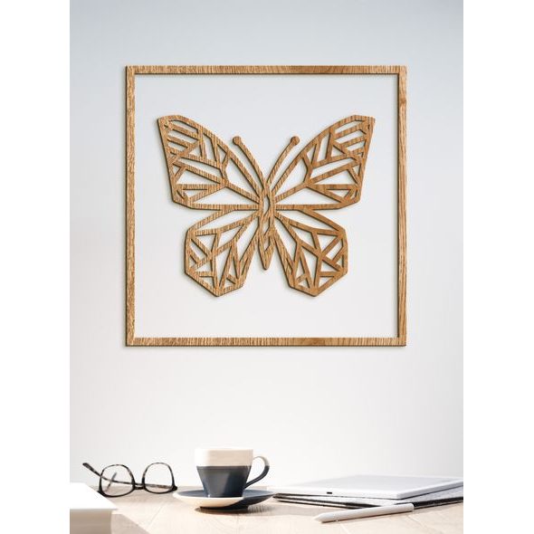 Drevený obraz Motýľ