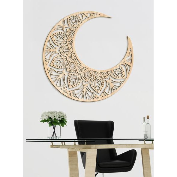 Dřevěná mandala POLMESIAC