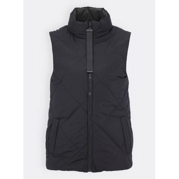 Dámská prodloužená vesta tmavě zelená