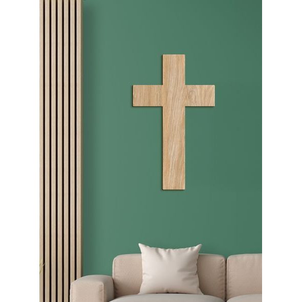 Dřevěná nástěnná dekorace Kříž