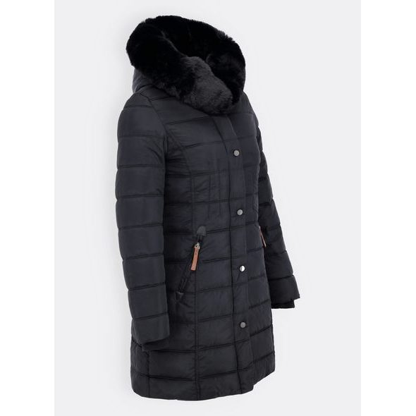 Dámská zimní prošívaná bunda černá