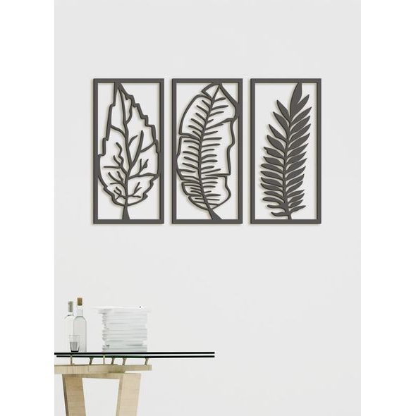 Tři kusy dřevěných obrazových listů