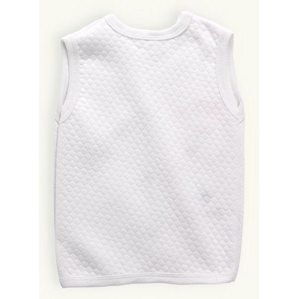 Dětská termo vesta s výšivkou LABUŤ bílá