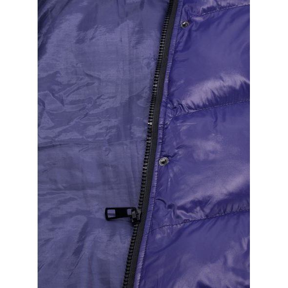 Dámská prošívaná bunda fialová