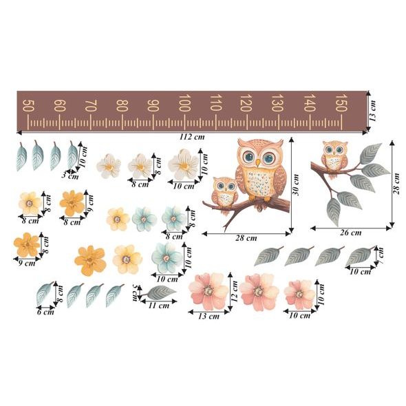 Rastový meter Sovičky na konári