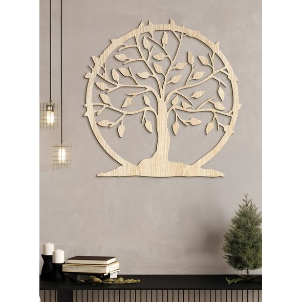 Dřevěná dekorace strom života