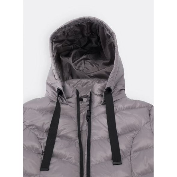 Dámská prošívaná bunda šedá