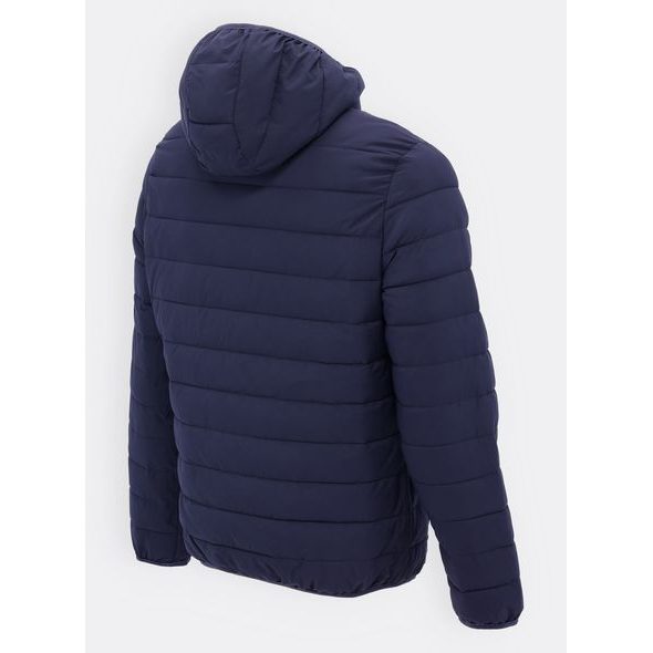 Pánska prešívaná bunda tmavomodrá