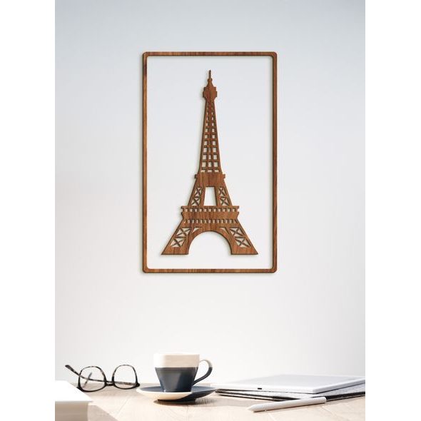 Dřevěný obrázek Eiffelovy věže