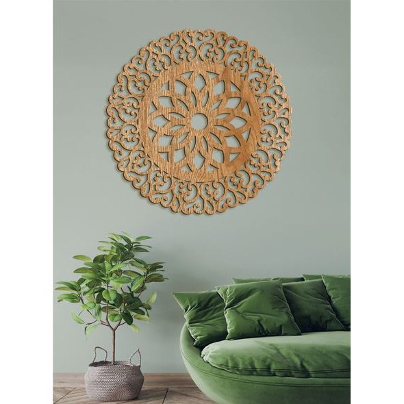 Dřevěná mandala Symfonie přírody