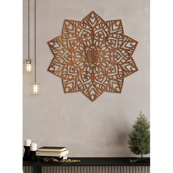 Luxusní dřevěná mandala ZITTA