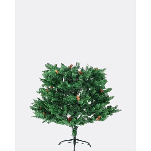 Umělý vánoční stromek Smrk Elegant s šiškami