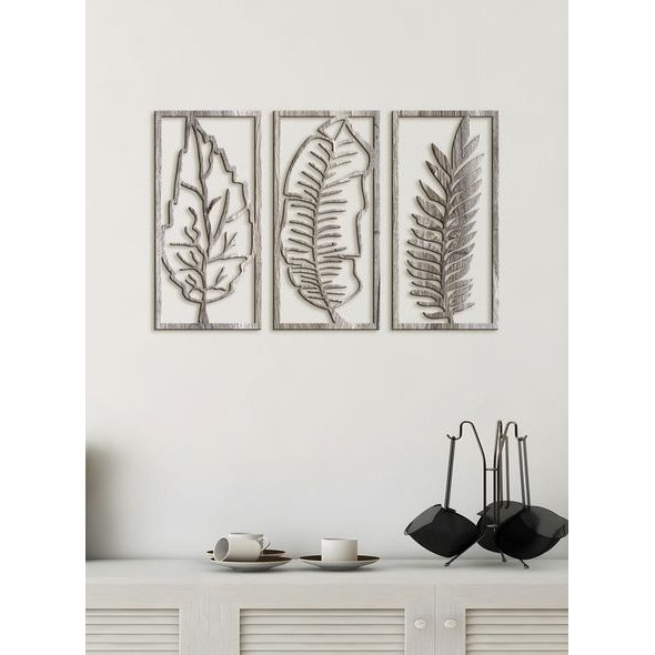 Tři kusy dřevěných obrazových listů