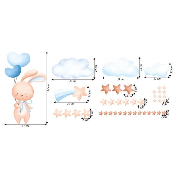 Roztomilý zajačik medzi hviezdami