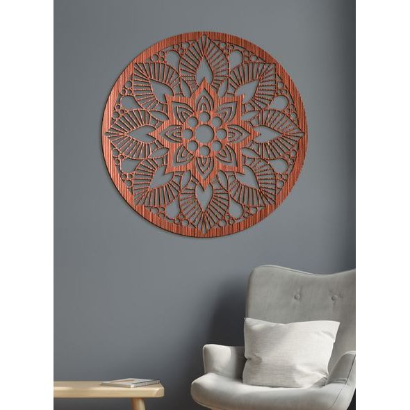 Exkluzivní dřevěná mandala ROSSA