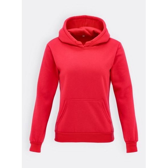 DÁMSKÁ SPORTOVNÍ MIKINA S KAPUCÍ VÍNOVÁ